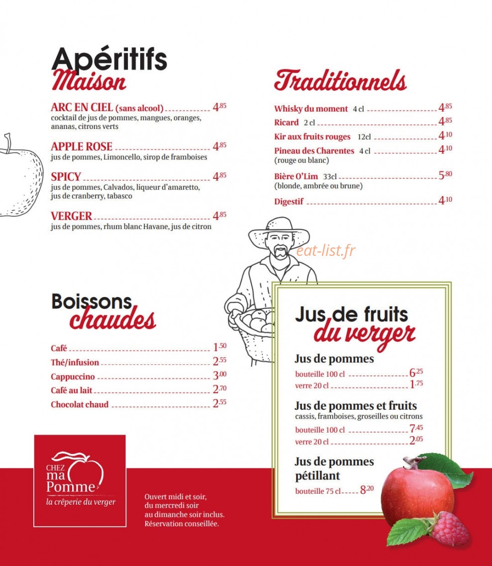 Chez Ma Pomme — carte page 4