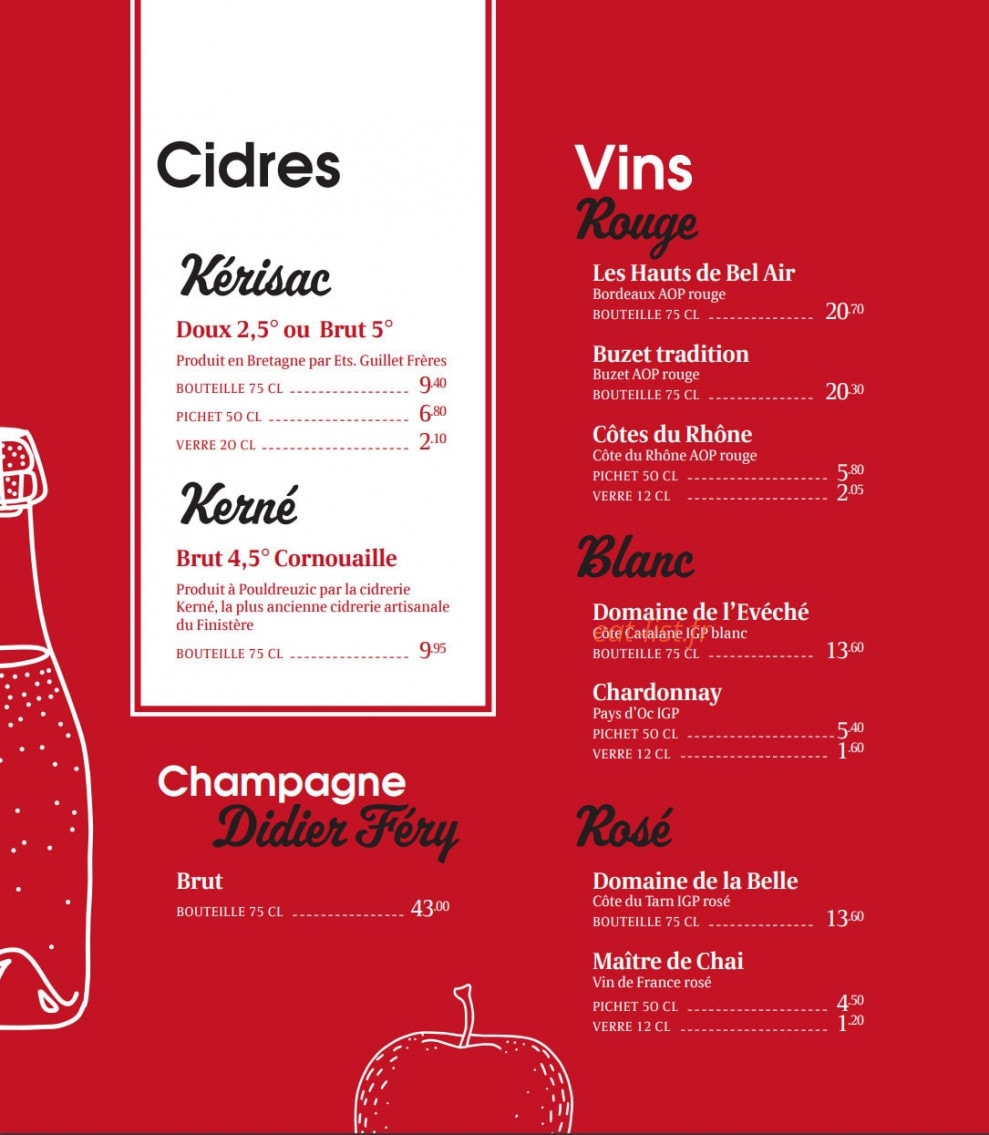 Chez Ma Pomme — carte page 5