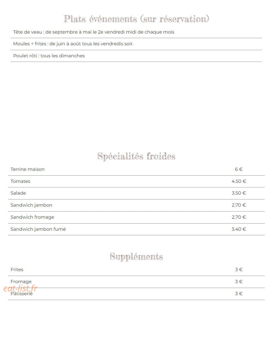 CJB Snack — carte page 2
