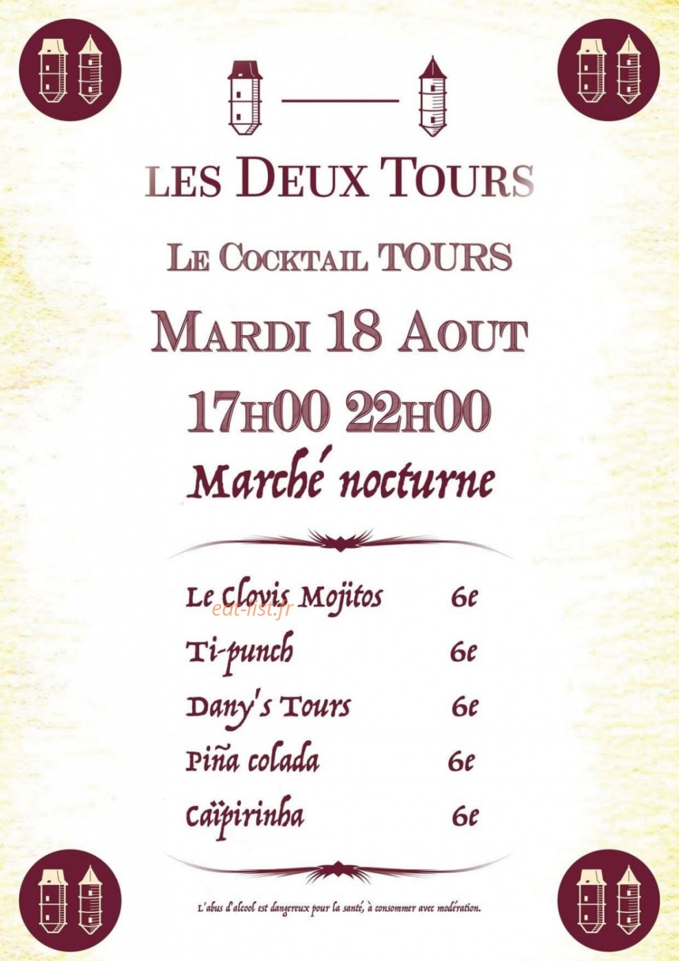 Les Deux Tours — carte page 1