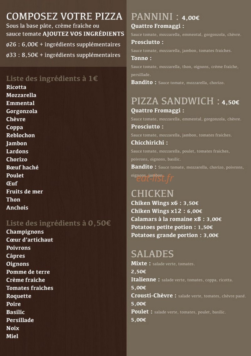 Pizza deliziosa — carte page 2