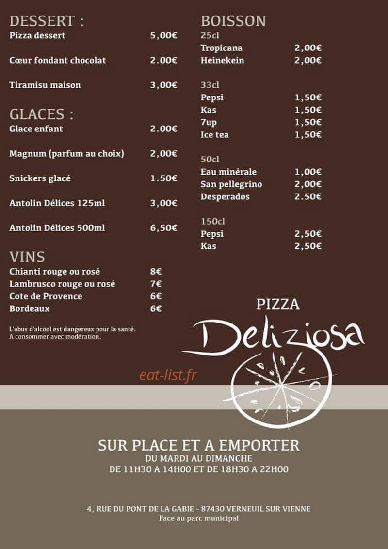 Pizza deliziosa — carte page 3