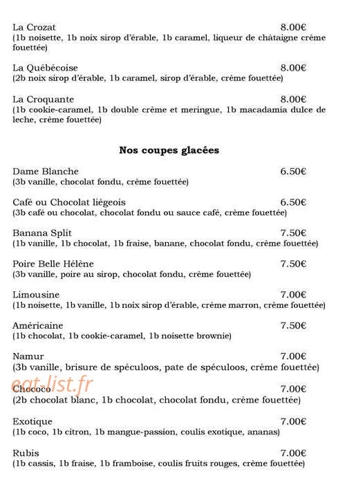 Le Cara'bar — carte page 4
