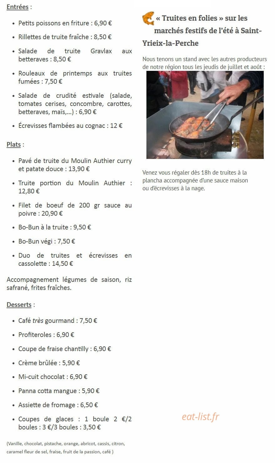 Le Moulin Authier — carte page 2