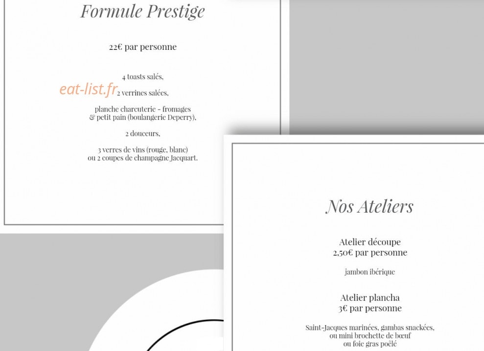 Auberge de Veyrac — carte page 7