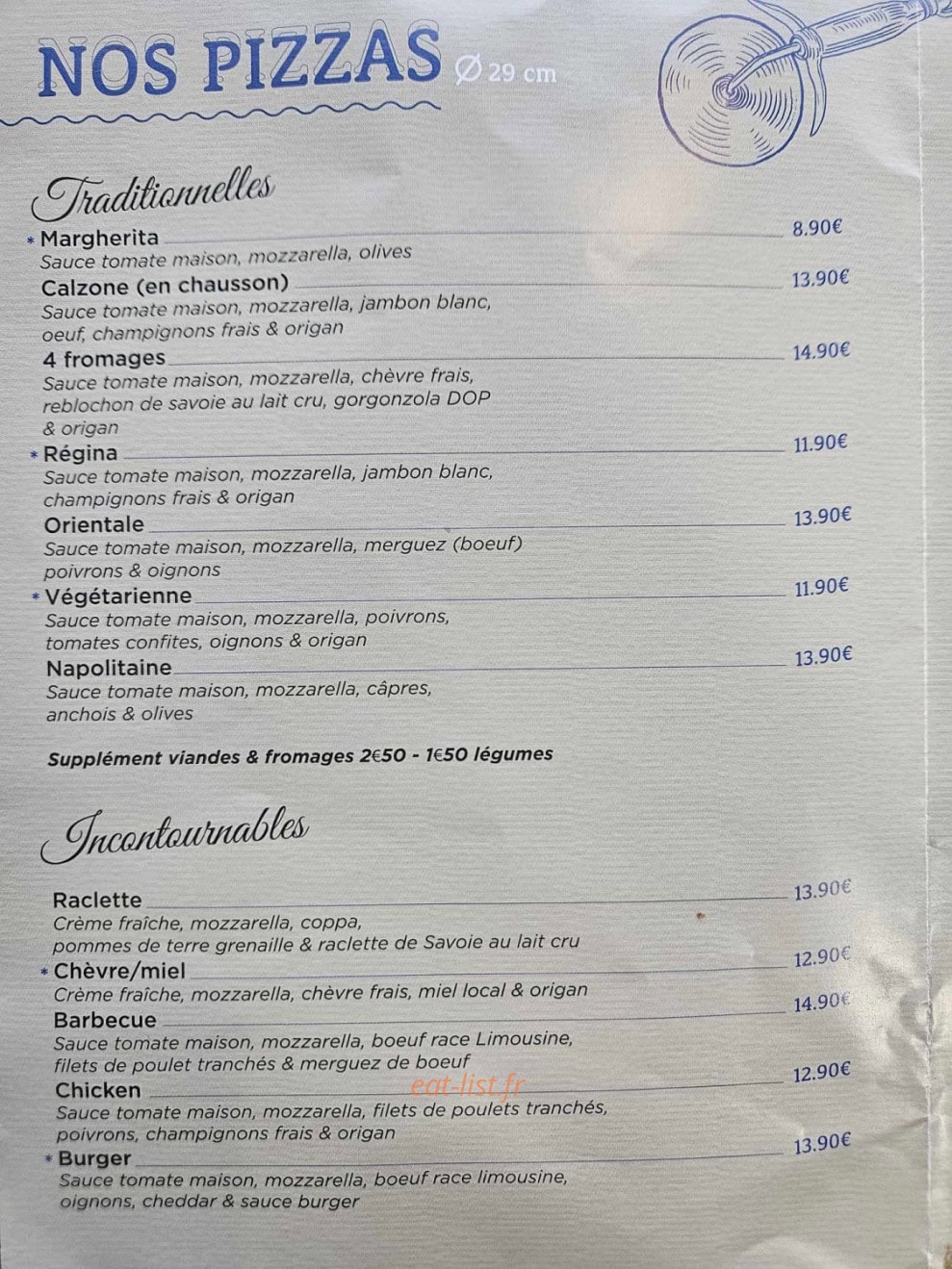 La Riviera — carte page 1