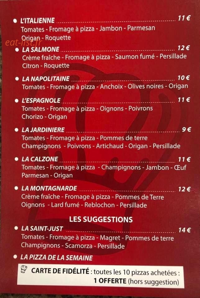 La Cuisine de Georges — carte page 2
