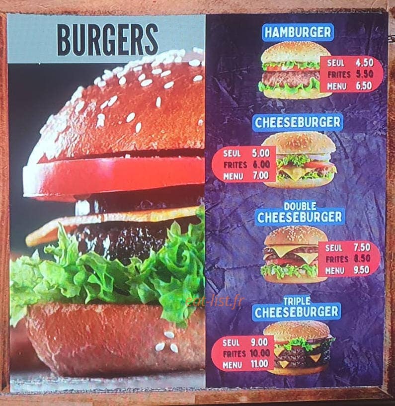 Dounia Kebab — carte page 5