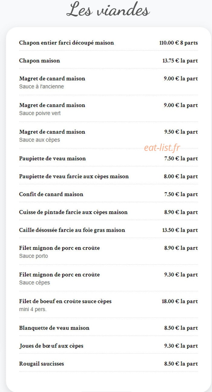 La Ptite Chopine — carte page 5
