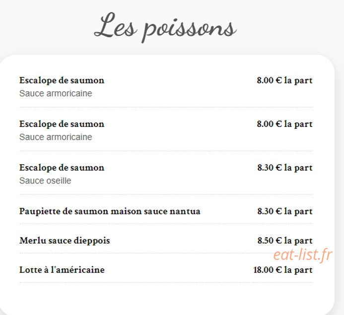 La Ptite Chopine — carte page 6