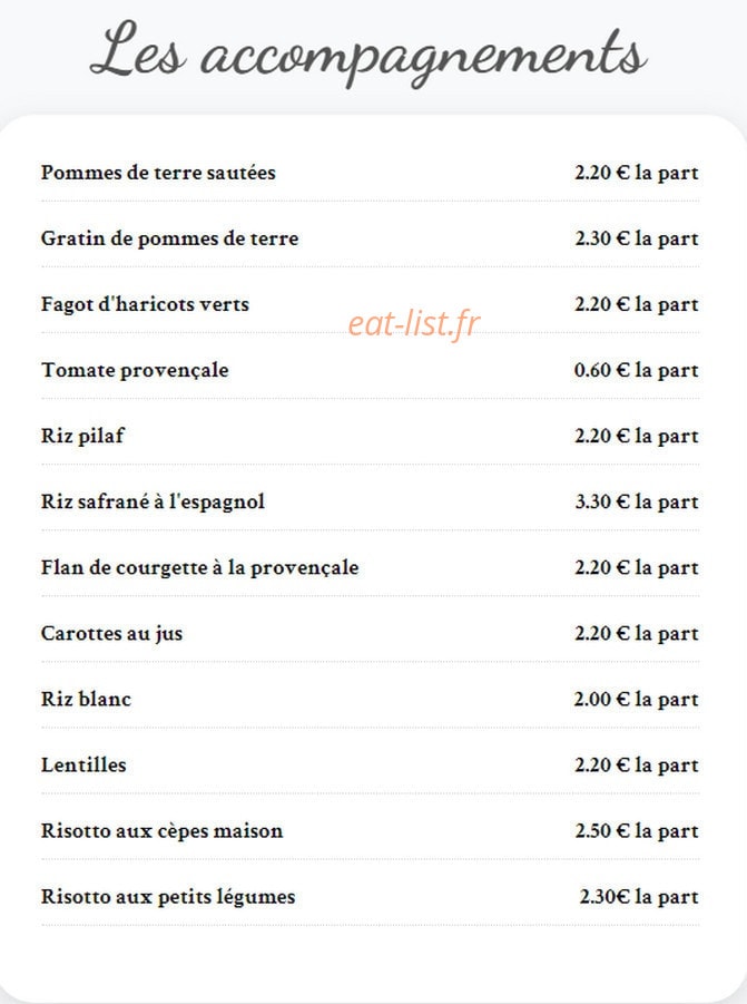 La Ptite Chopine — carte page 8
