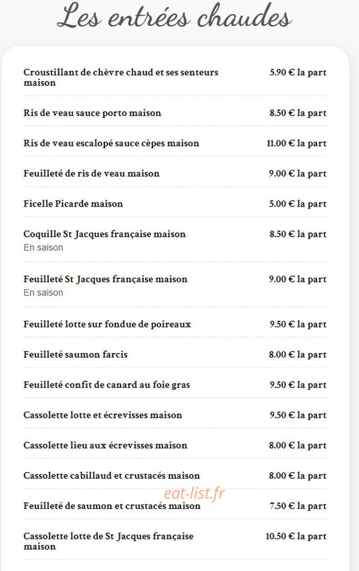 La Ptite Chopine — carte page 4