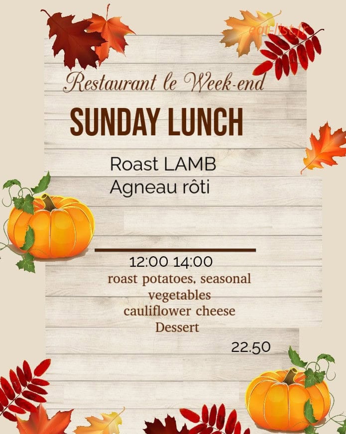 Le weekend — carte page 1