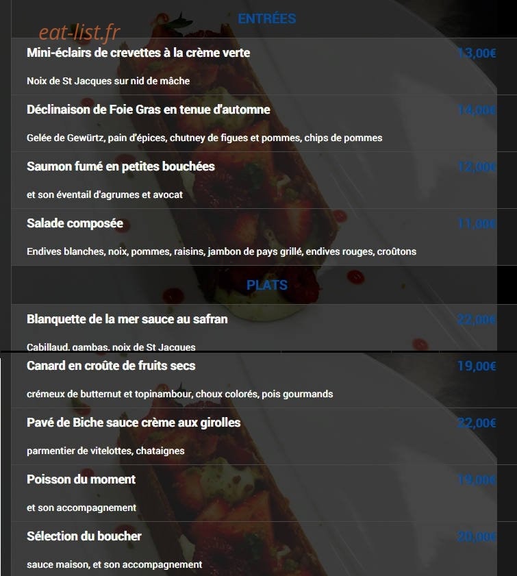 A L'Evidence — carte page 1