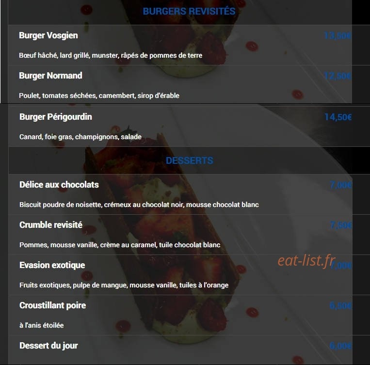 A L'Evidence — carte page 2