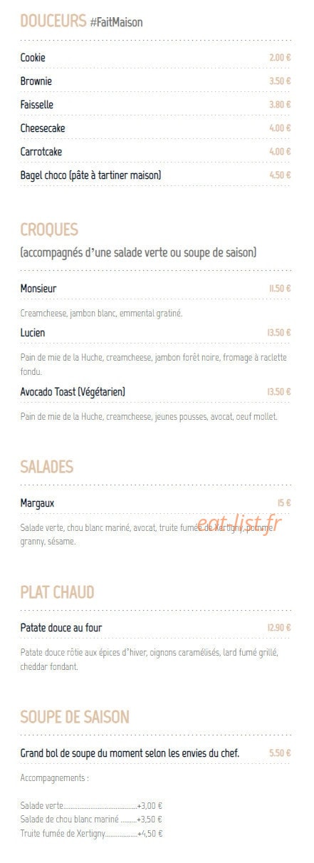 Caféine — carte page 3