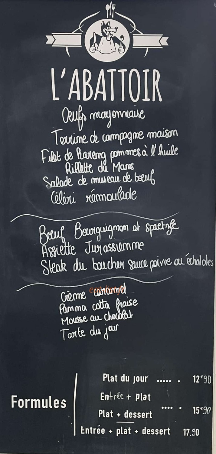 L'abattoir — carte page 1