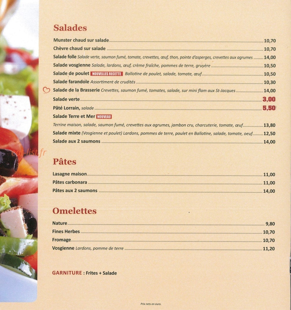 La Brasserie De Jeuxey — carte page 4