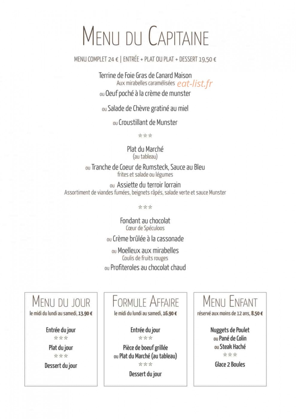 La Capit' — carte page 4
