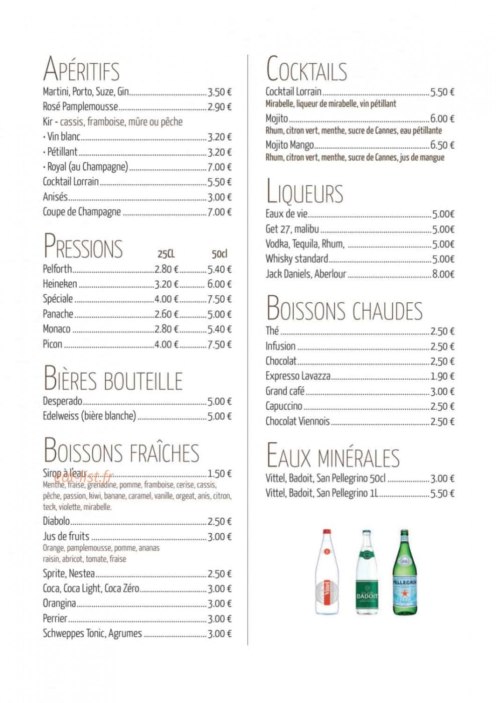 La Capit' — carte page 1
