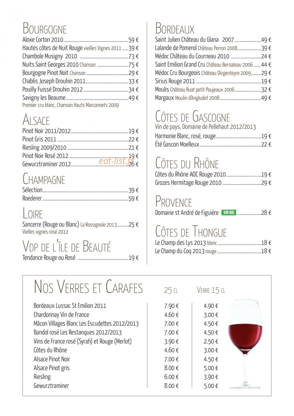La Capitainerie — carte page 6