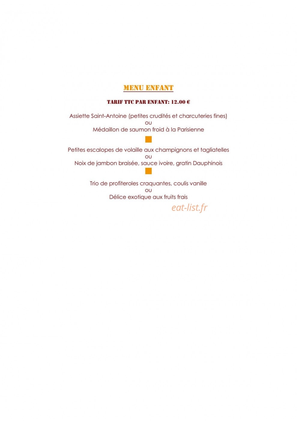 Le Comptoir — carte page 11