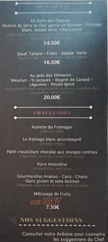 Le Mouton Blanc — carte page 3