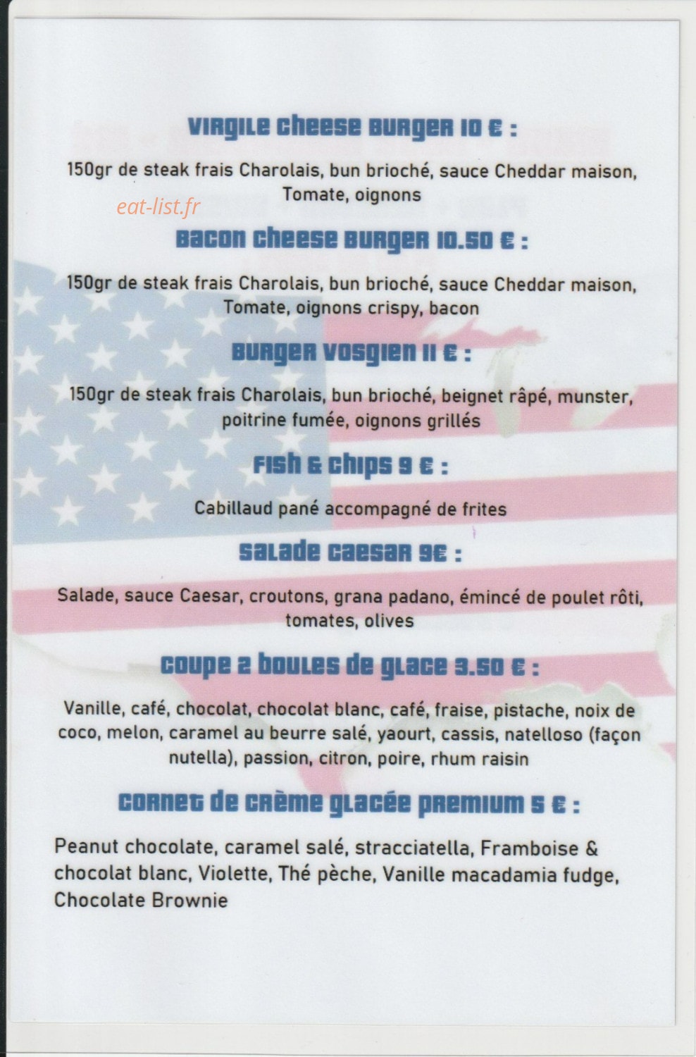 Le Virgile — carte page 1