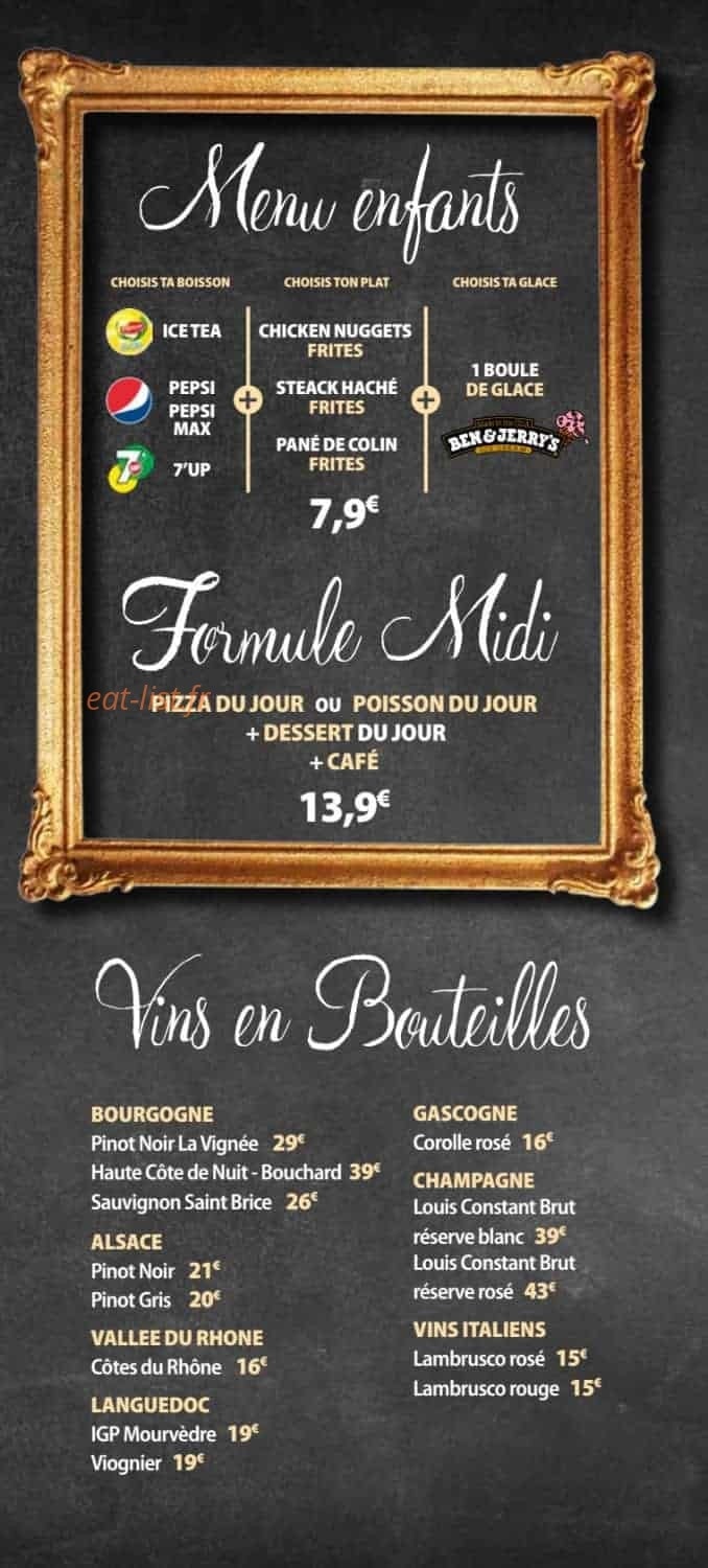 Les Coulisses — carte page 6