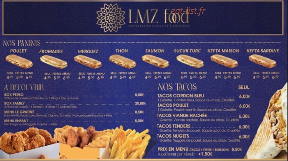 Lmz Food — carte page 2