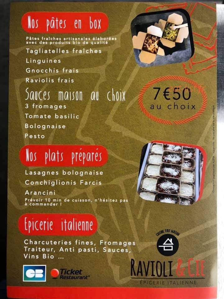 Ravioli & Cie — carte page 2