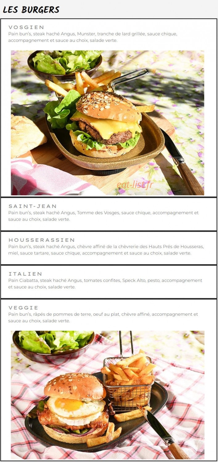 Restaurant Saint Jean — carte page 4
