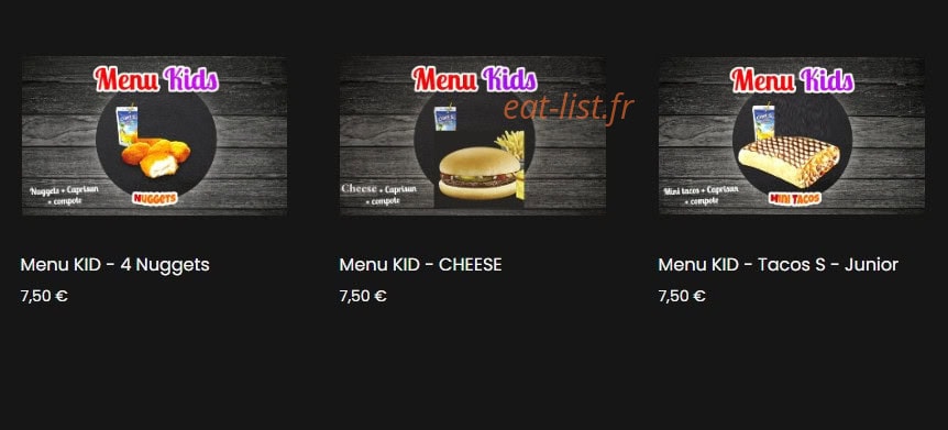 RN FOOD — carte page 12