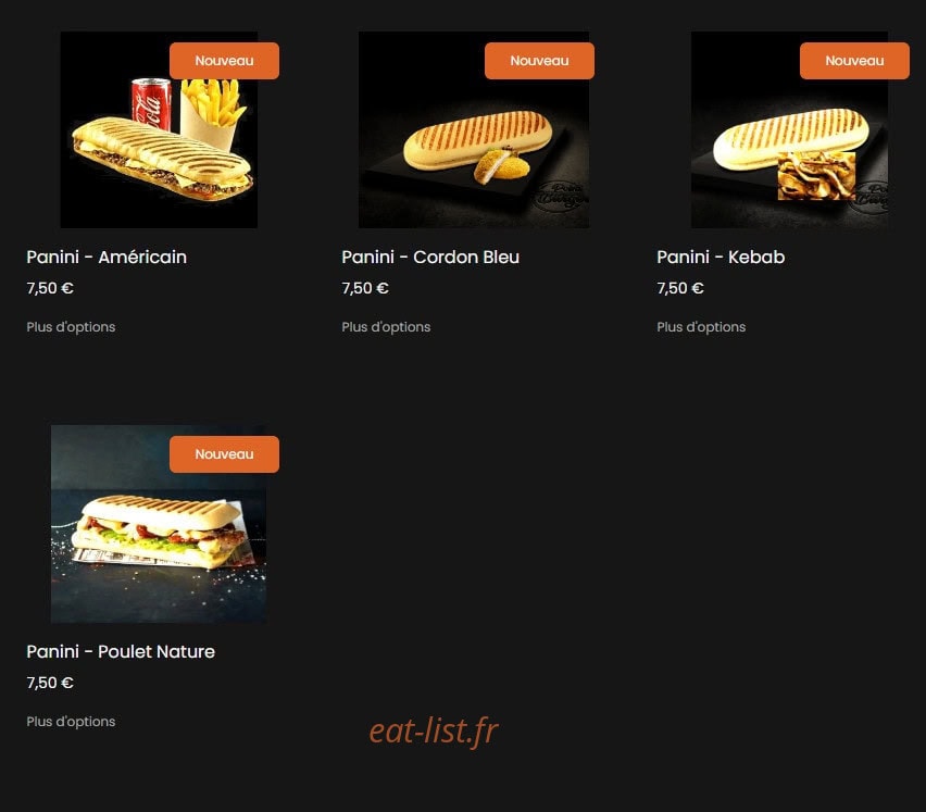 RN FOOD — carte page 3