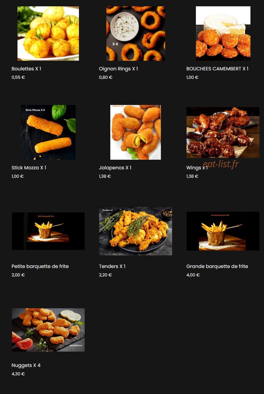 RN FOOD — carte page 13