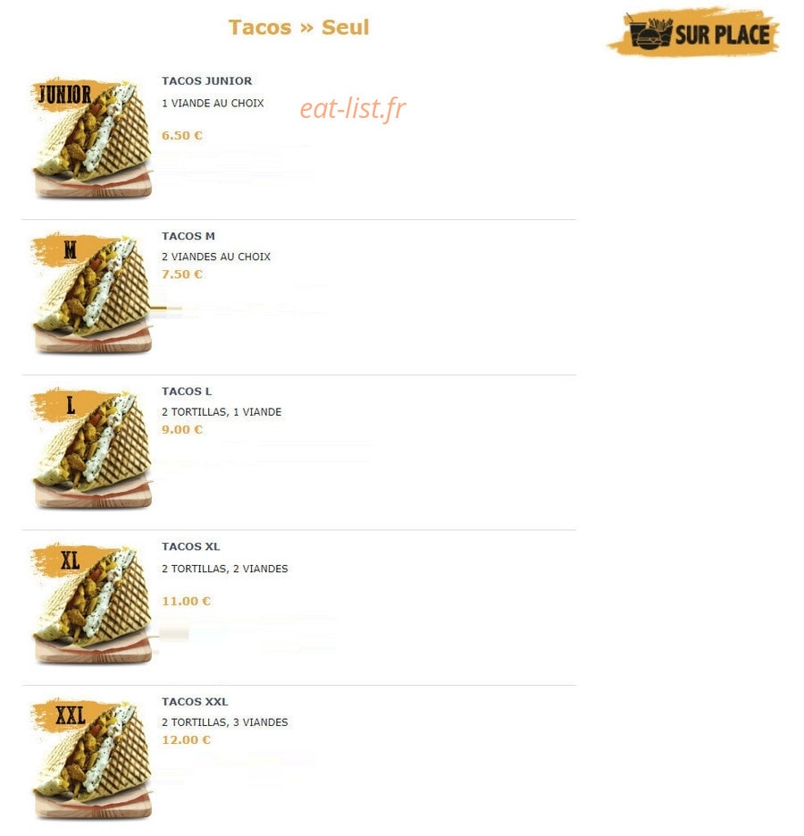 Royal Kebab — carte page 3