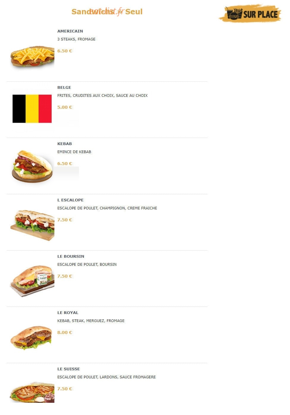 Royal Kebab — carte page 18