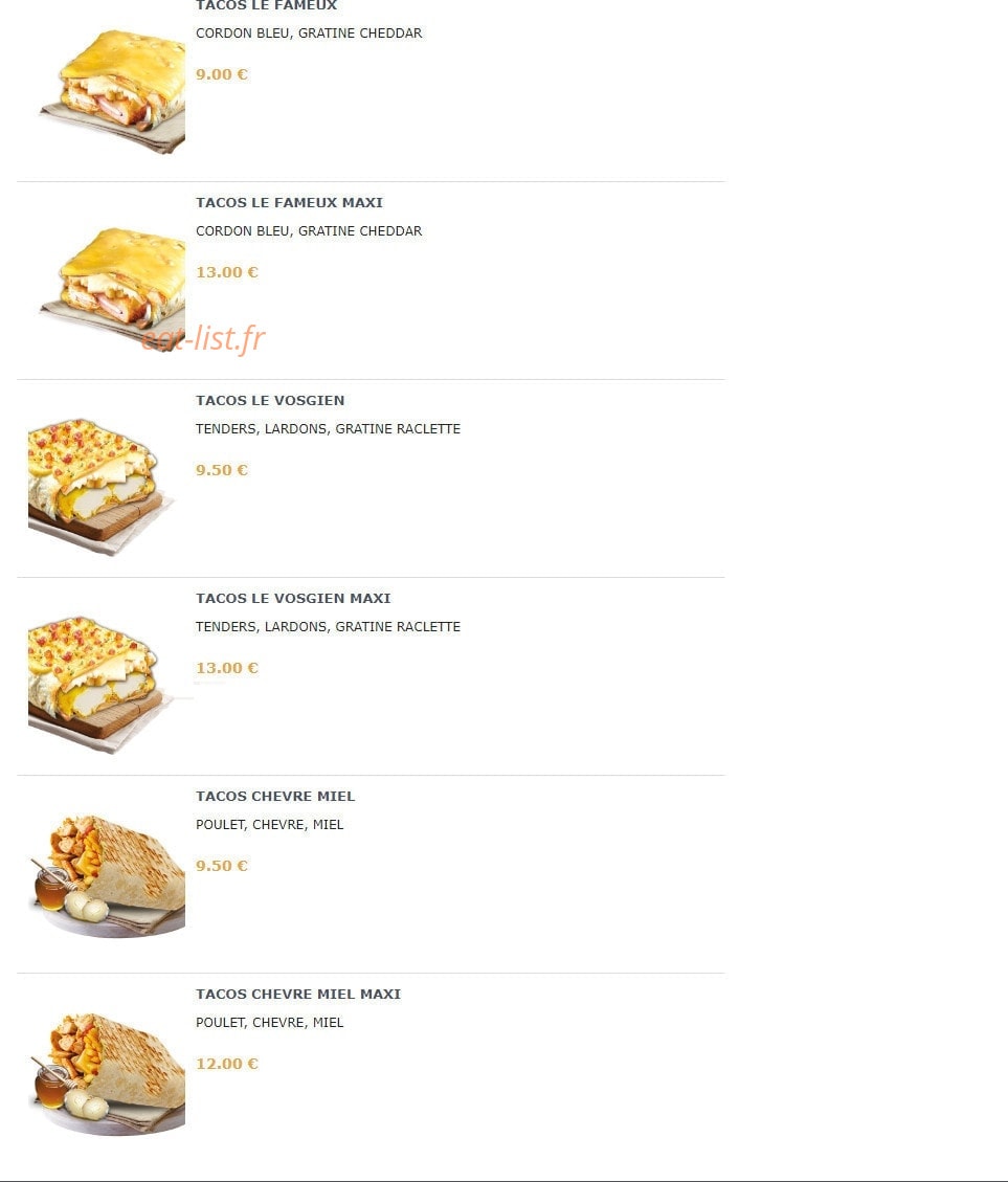 Royal Kebab — carte page 6