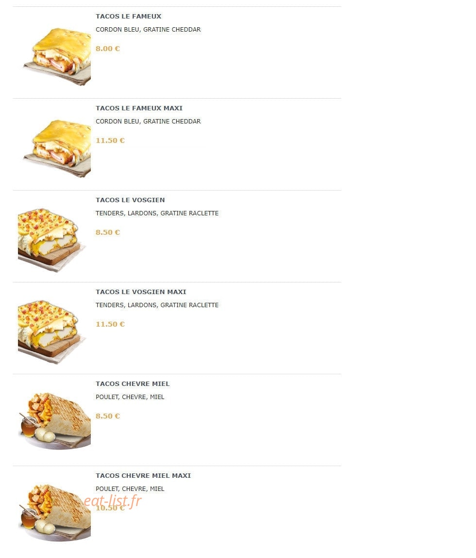 Royal Kebab — carte page 4