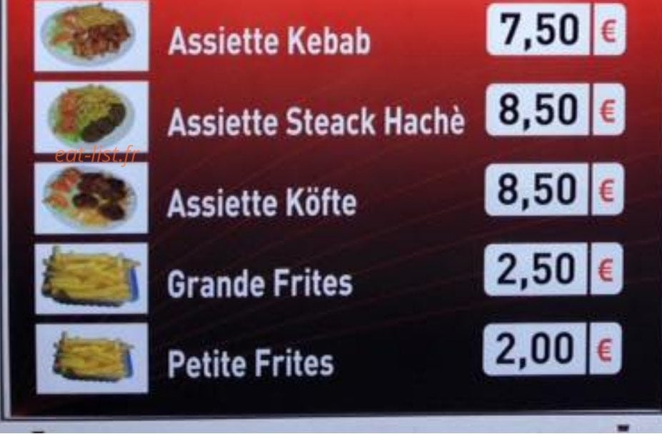 Snack Efes — carte page 2