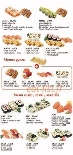 Chez Yang — carte page 4