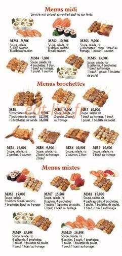 Chez Yang — carte page 5