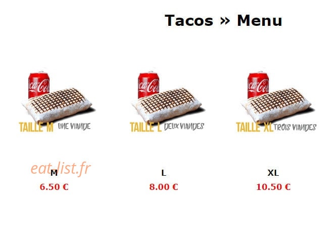 Food Time — carte page 3