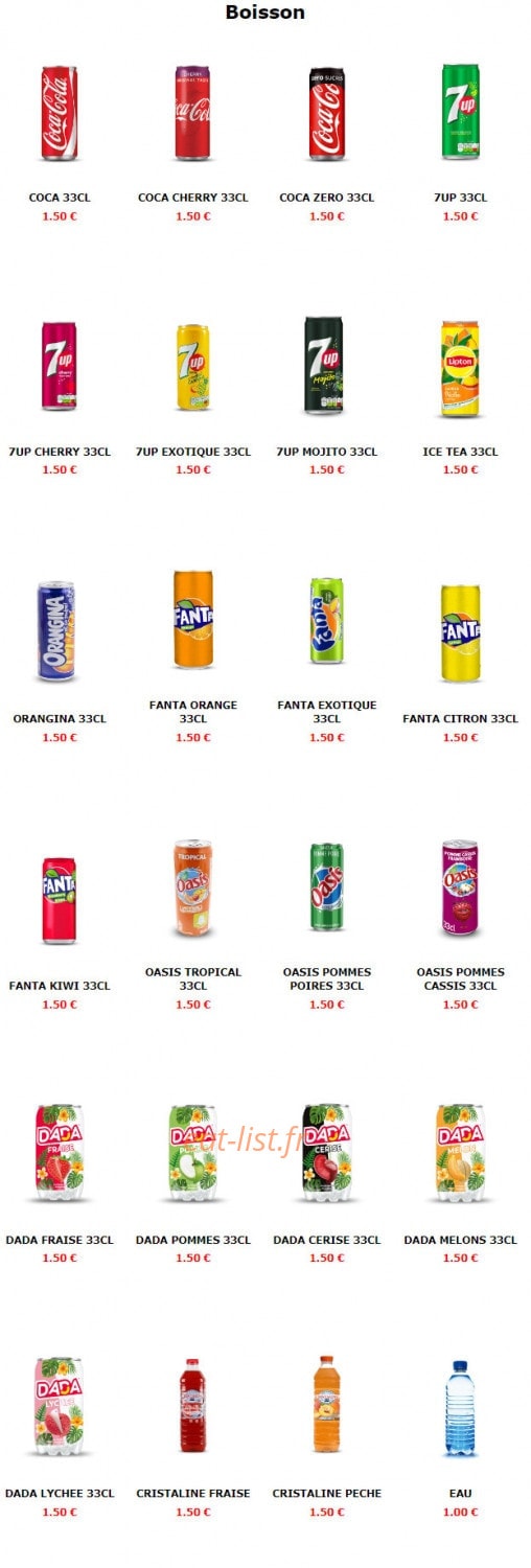 Food Time — carte page 13