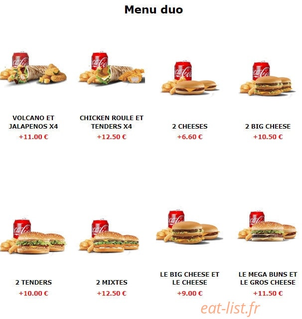 Food Time — carte page 6