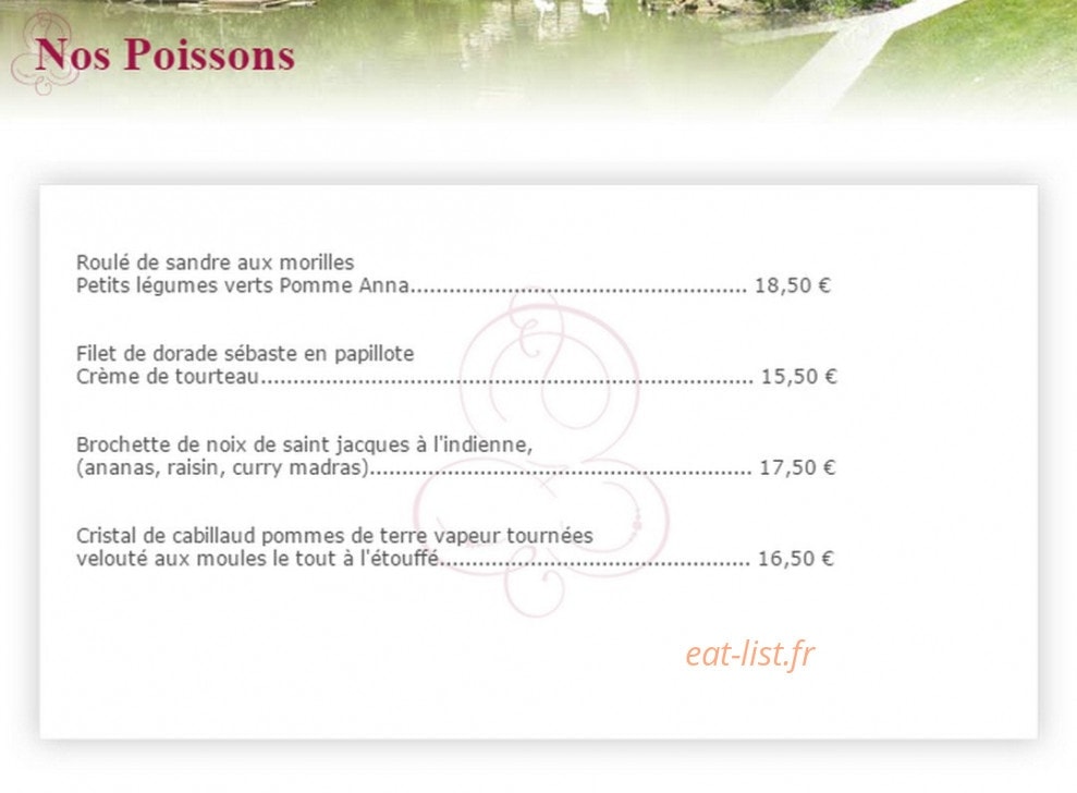 Le Régal — carte page 9