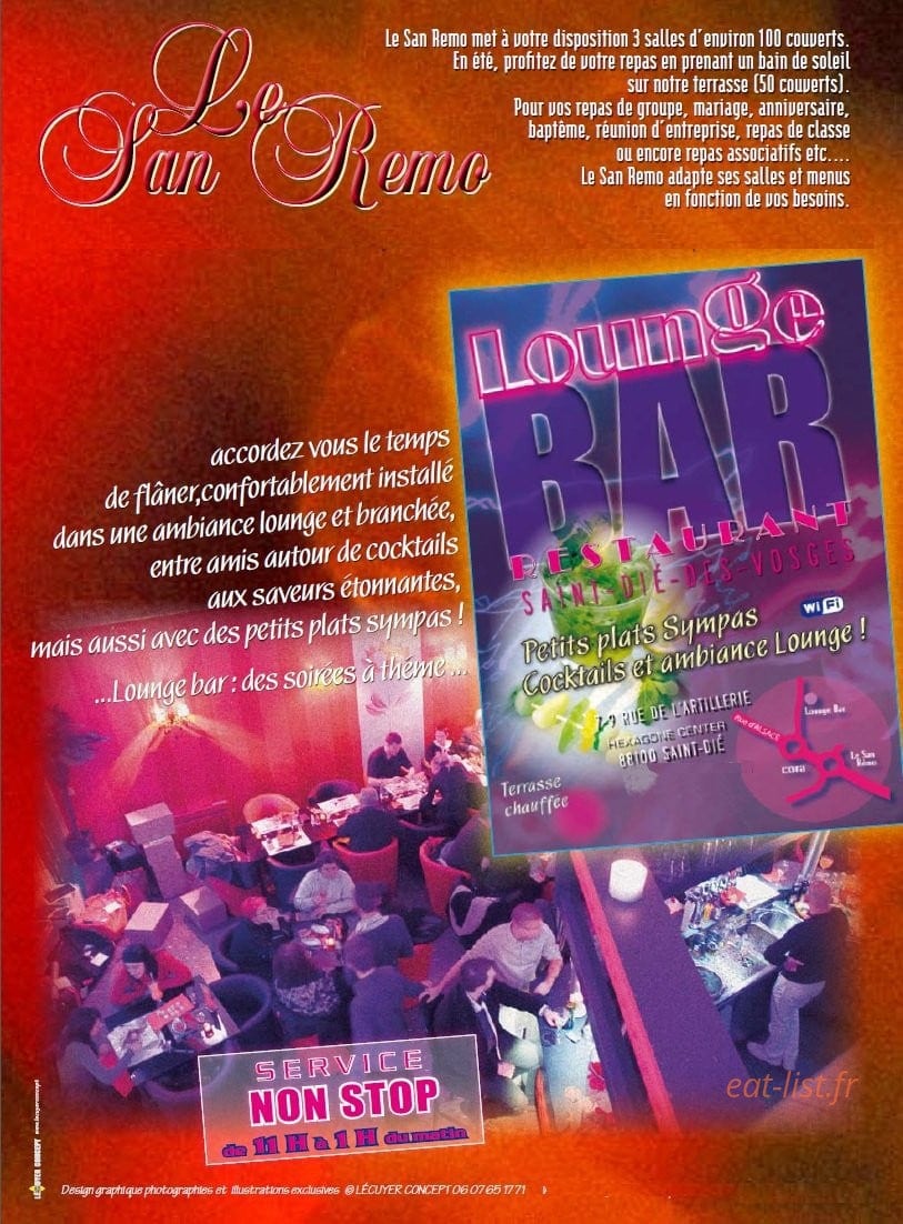 Le san remo — carte page 12