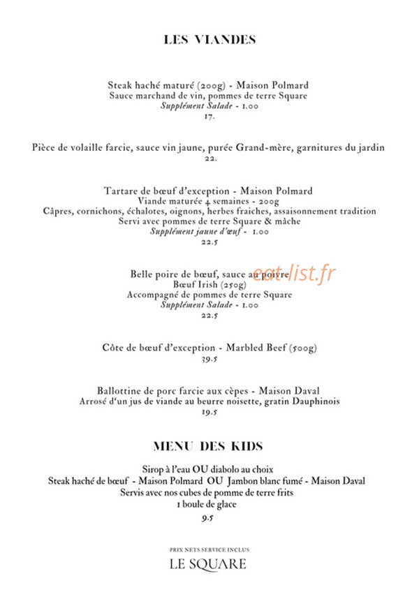 Le Square — carte page 4