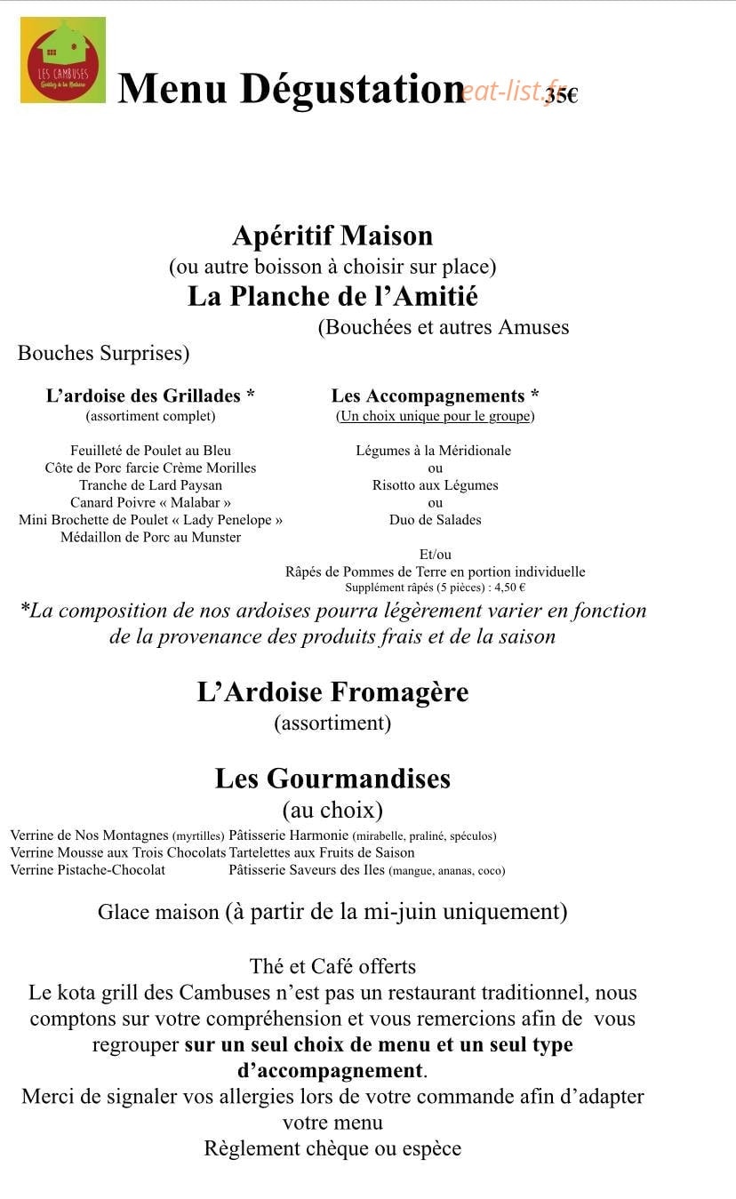 Les Cambuses — carte page 4