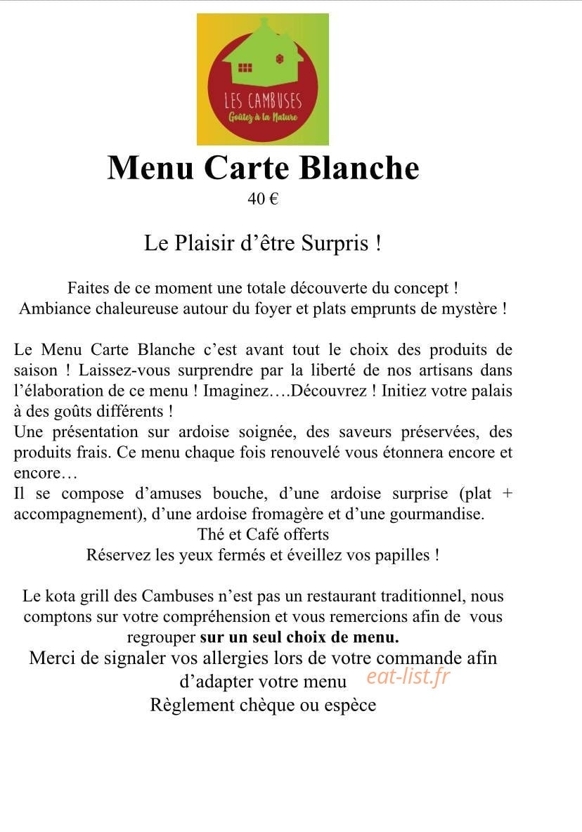 Les Cambuses — carte page 5